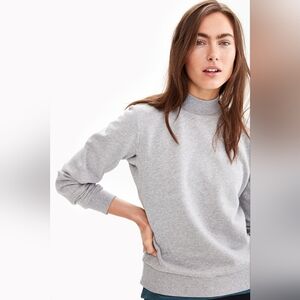 Lole Flat Track Sweatshirt Mock Neck Activewear Cabincore Athleisure Loungewear